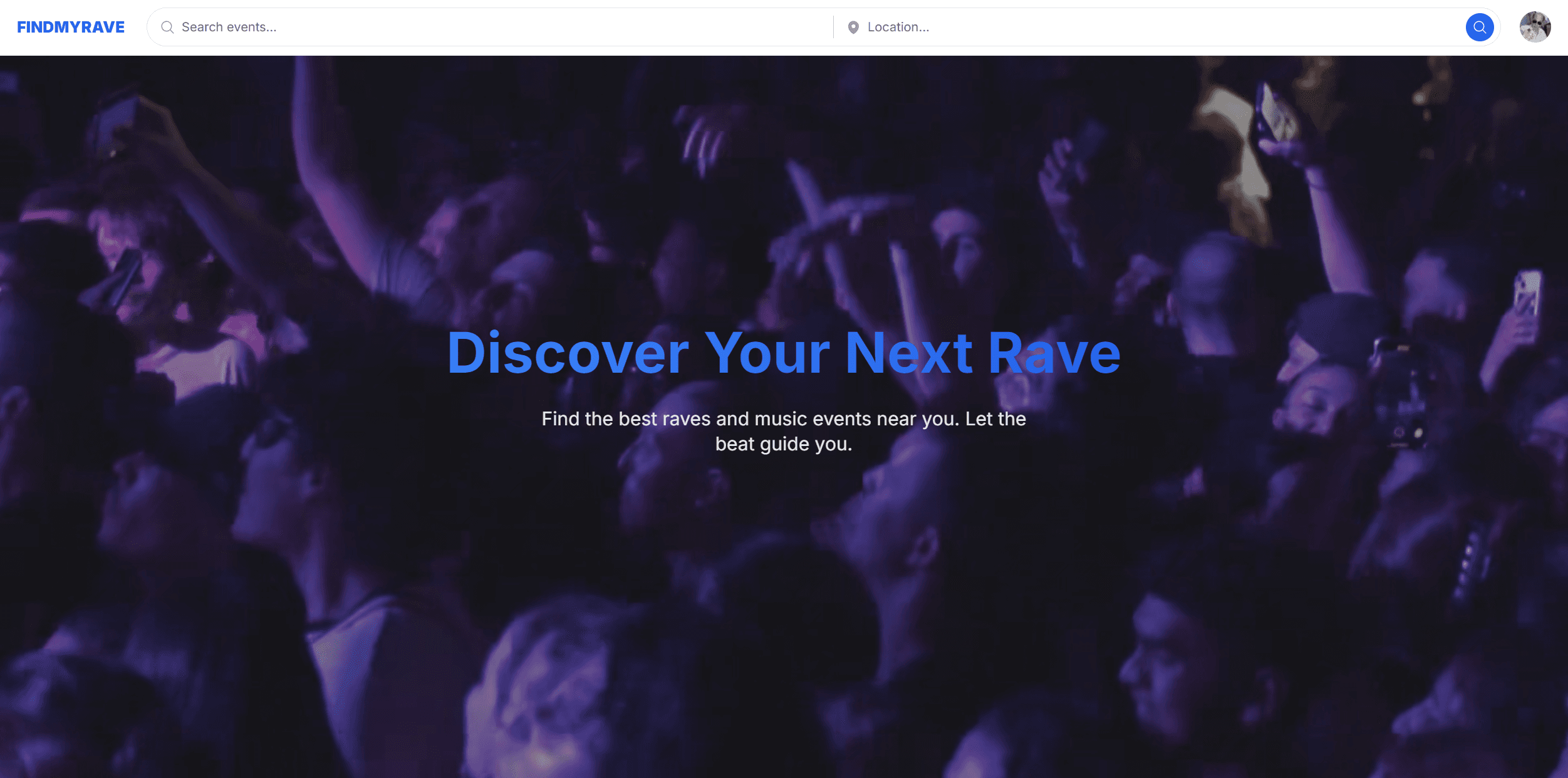 Music Event Discovery Platform